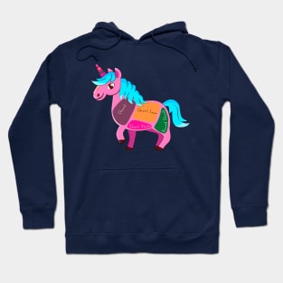 Unicorn meat diagram Hoodie